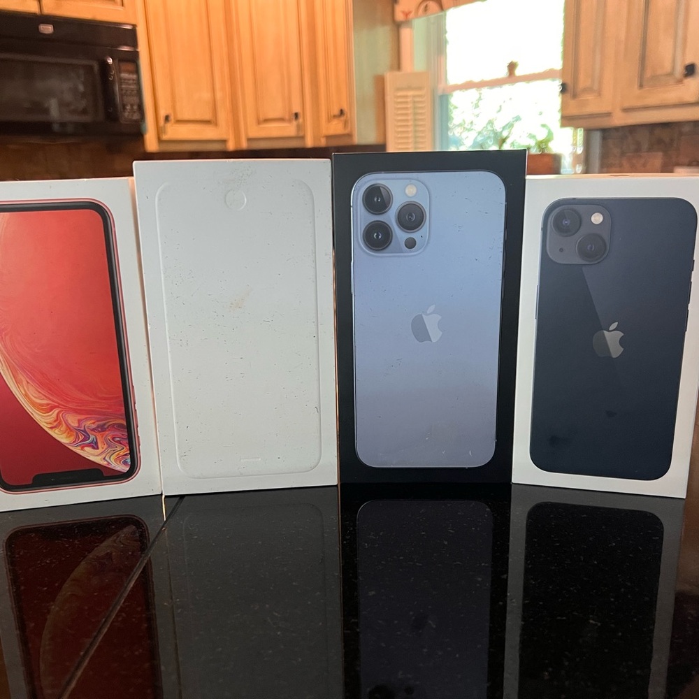 iPhone boxes